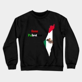 Free Palestine Crewneck Sweatshirt